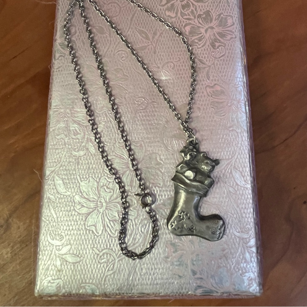 Rawcliffe Pewter Necklace Christmas Stocking